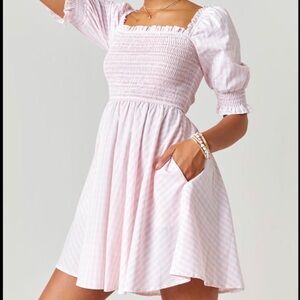 Francesca’s collection pink dress SMALL